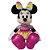 Pelúcia Minnie Arco íris Com Luz E Som Multikids - Imagem 1