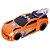 Hot Wheels Carro Turbo Com Luz E Som Laranja Multikids - Imagem 3