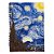 Cadernico Espiral Buendía Noite Estrelada Folhas Decoradas - Imagem 1