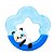 Mordedor Com Água Panda Buba Azul 4M - Imagem 2
