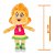 Pelúcia 3 Palavrinhas Sarah P 20cm Yes Toys - Imagem 2