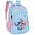 Mochila Sem Rodinha Stitch E Angel Bolsos Rosa Disney Luxcel - Imagem 2