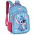 Mochila Sem Rodinha Stitch Bolsos Pink Disney Luxcel - Imagem 1
