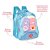 Mochila De Costas Ursinhos Carinhosos Azul Luxcel - Imagem 2