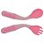 Kit Talheres Flexíveis Plásticos Lilica Ripilica 6m Rosa - Imagem 3