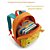 Mochila De Costas Escolar Girafa Fisher Price Luxcel - Imagem 4