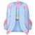 Mochila De Costas Escolar Angel E Stitch Havai Azul Luxcel - Imagem 4