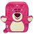 Estojo Box Escolar Fluffy Lotso Pelucia Rosa DAC - Imagem 1