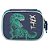 Estojo Box Dinossauro Rex Verde E Azul Up4you - Imagem 1