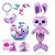Pelucia Pets Alive Zuru Furmaids Candide Roxo - Imagem 2
