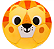 Bola De Futebol Infantil Buba Zoo Leao - Imagem 1
