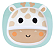 Pratinho Buba Zoo Infantil Estampado Girafa - Imagem 1