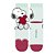 Kit 2 Pares Soquete Infantil Snoopy TAM 23 à 26 - Imagem 3