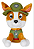 Patrulha Canina Pelúcia Sunny Tracker 22cm - Imagem 1