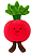Pelúcia Hortifruti  Rabanete BBR Toys - Imagem 1