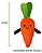 Pelúcia Hortifruti  Cenoura BBR Toys - Imagem 2