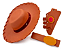 Kit Xerife Woody Chapéu Cinto Coldre Infantil - Imagem 4