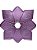 Prato Narguile Grande Zenith Flush Lilas - Imagem 1