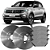 Kit completo de pastilhas e discos para o sistema de freio do VW T-Cross. - Imagem 1