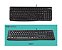 TECLADO COM FIO USB PRETO ABNT2, MODELO K120 - LOGITECH - Imagem 1