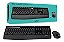 KIT TECLADO E MOUSE - SEM FIO PRETO COMFORT MK345 - LOGITECH - Imagem 1