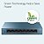SWITCH LITE WAVE - LS108G GIGAS COM 8 PORTAS, PRETO - TP LINK - Imagem 6