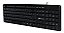 TECLADO COM FIO MN8236 107 TECLAS PRETO 1,5M - MONOCRON - Imagem 2