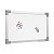 QUADRO BRANCO MAGNETICO MDF SOFT PRIME ALUMINIO 120X090CM - STALO - Imagem 2