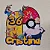 Topo de bolo em camadas 3D Pokémon com nome e idade - Com laminação - Imagem 1