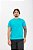 Camiseta Masculina Pataloo Algodão Básica Azul Turquesa - Imagem 1