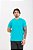 Camiseta Masculina Pataloo Algodão Básica Azul Turquesa - Imagem 2