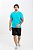 Camiseta Masculina Pataloo Algodão Básica Azul Turquesa - Imagem 5