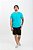 Camiseta Masculina Pataloo Algodão Básica Azul Turquesa - Imagem 6