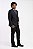 Terno Masculino Pataloo Oxford Slim Fit Preto Resistente - Imagem 1
