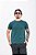 Camiseta Básica Masculina 100% Algodão Verde Escuro Essencial Pataloo - Imagem 1