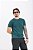 Camiseta Básica Masculina 100% Algodão Verde Escuro Essencial Pataloo - Imagem 2