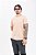 Camiseta Básica Masculina 100% Algodão Bege Claro Pataloo - Imagem 2
