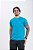 Camiseta Masculina Pataloo Algodão Básica Azul Ciano - Imagem 1