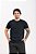 Camiseta Básica Masculina 100% Algodão Preta Essencial Pataloo - Imagem 2