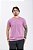 Camiseta Básica Masculina 100% Algodão Rosa Mescla Essencial Pataloo - Imagem 1