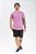 Camiseta Básica Masculina 100% Algodão Rosa Mescla Essencial Pataloo - Imagem 5