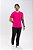 Camiseta Básica Masculina 100% Algodão Rosa Choque Essencial Pataloo - Imagem 3