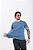 Camiseta Tech Masculina Azul Jeans Pataloo Estilo Casual Não Amassa - Imagem 4
