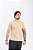 Camiseta Tech Masculina Bege Minimalista Pataloo Não Amassa - Imagem 2