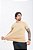 Camiseta Tech Masculina Bege Minimalista Pataloo Não Amassa - Imagem 3