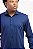 Camisa Social Azul Marinho Executivo Vivacci Bambu Elastano - Imagem 5