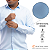 Camisa Social Luxo Azul Claro Vivacci Bambu Slim Alfaiataria - Imagem 2