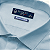 Camisa Social Luxo Azul Claro Vivacci Bambu Slim Alfaiataria - Imagem 3