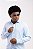 Camisa Social Luxo Azul Claro Vivacci Bambu Slim Alfaiataria - Imagem 7