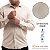Camisa Social Areia Premium Vivacci Bambu Slim Toque De Seda - Imagem 2
